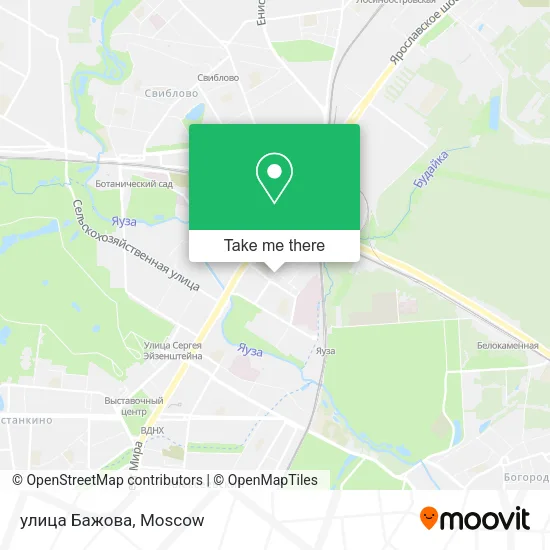 улица Бажова map