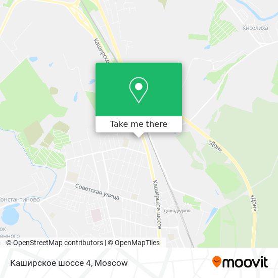 Каширское шоссе 4 map