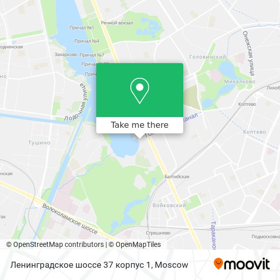 Ленинградское шоссе 37 корпус 1 map