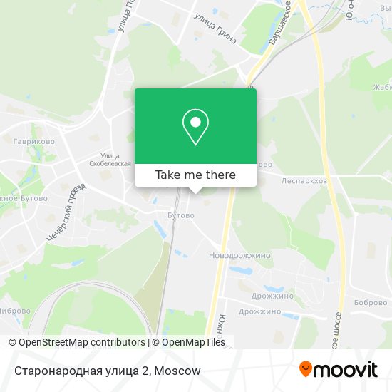 Старонародная улица 2 map