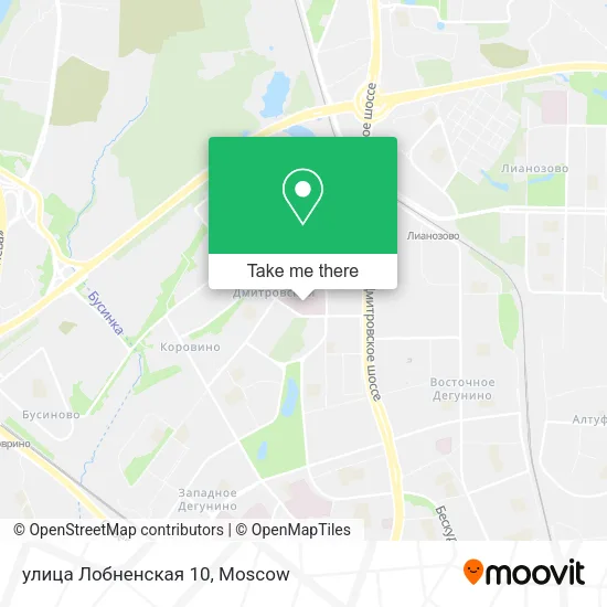 улица Лобненская 10 map