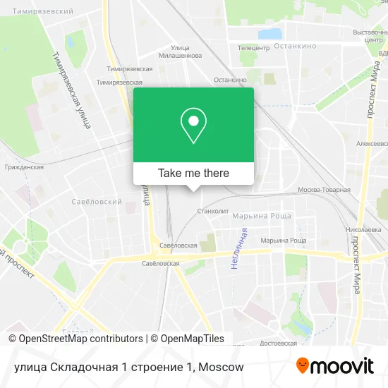 улица Складочная 1 строение 1 map