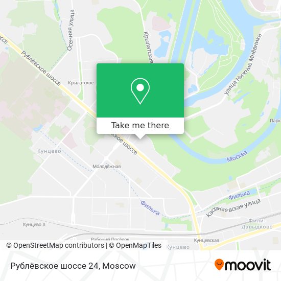 Рублёвское шоссе 24 map