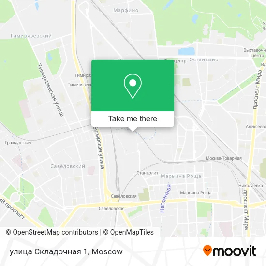 улица Складочная 1 map
