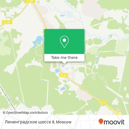 Ленинградское шоссе 8 map