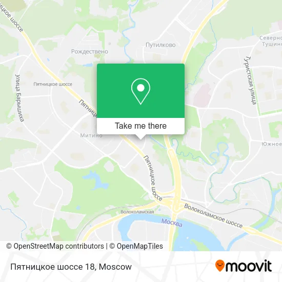 Пятницкое шоссе 18 map