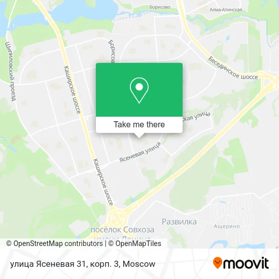улица Ясеневая 31, корп. 3 map