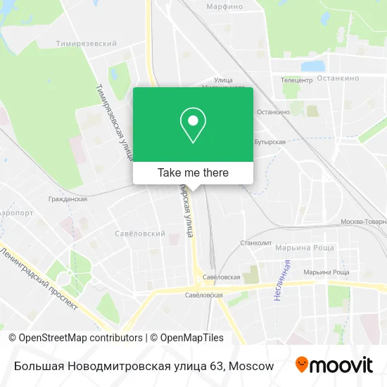 Большая Новодмитровская улица 63 map