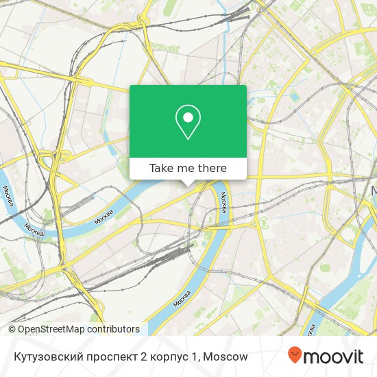 Кутузовский проспект 2 корпус 1 map