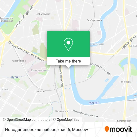 Новоданиловская набережная 6 map