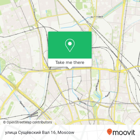 улица Сущёвский Вал 16 map