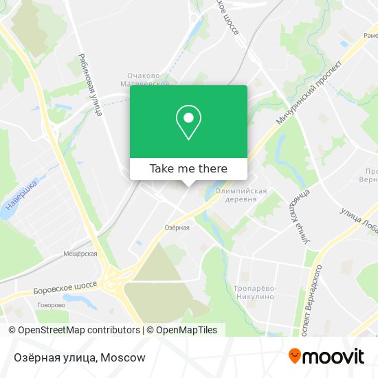 Озёрная улица map