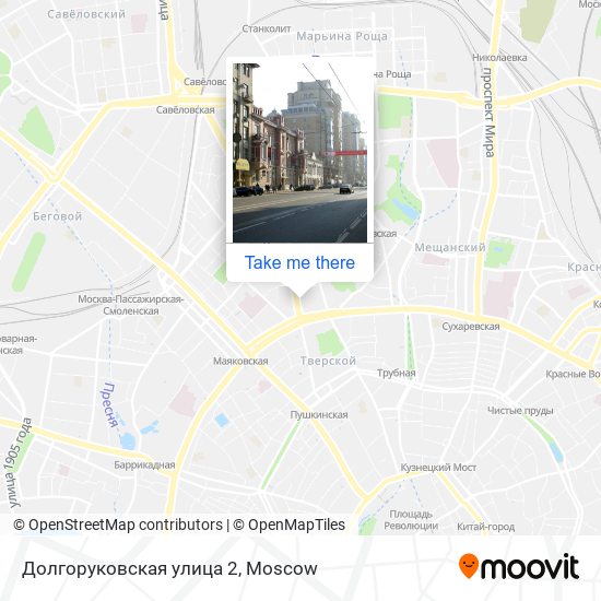 Долгоруковская улица 2 map