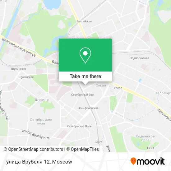 улица Врубеля 12 map