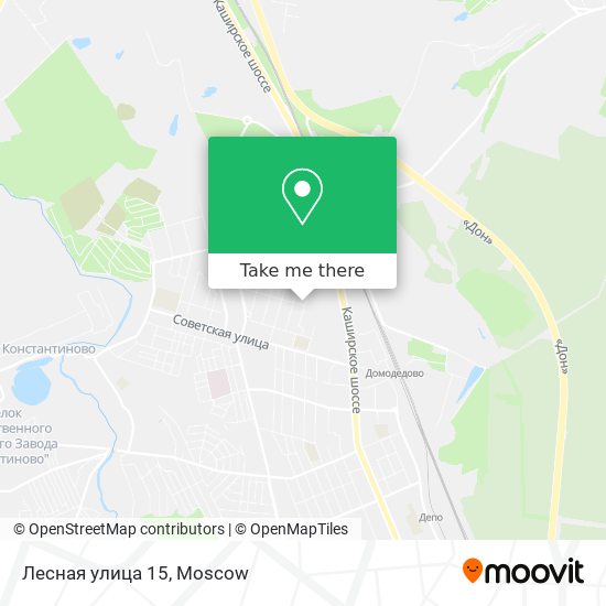 Лесная улица 15 map