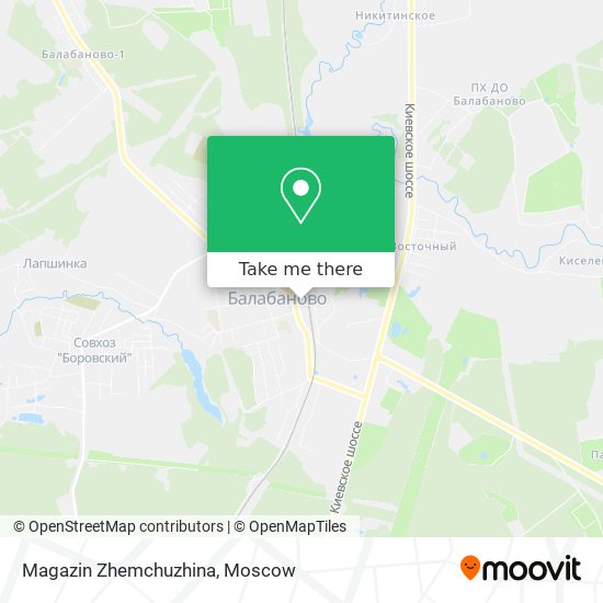 Magazin Zhemchuzhina map