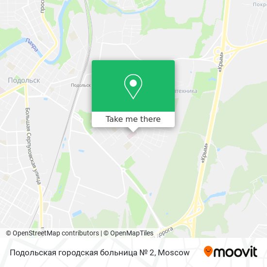 Подольская городская больница № 2 map