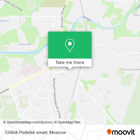 Citilink Podolsk smart map