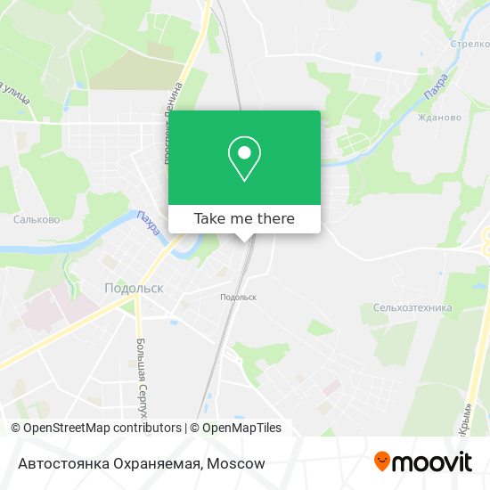 Автостоянка Охраняемая map