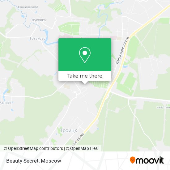 Beauty Secret map