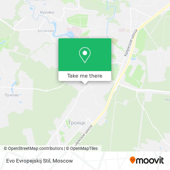 Evo Evropejskij Stil map