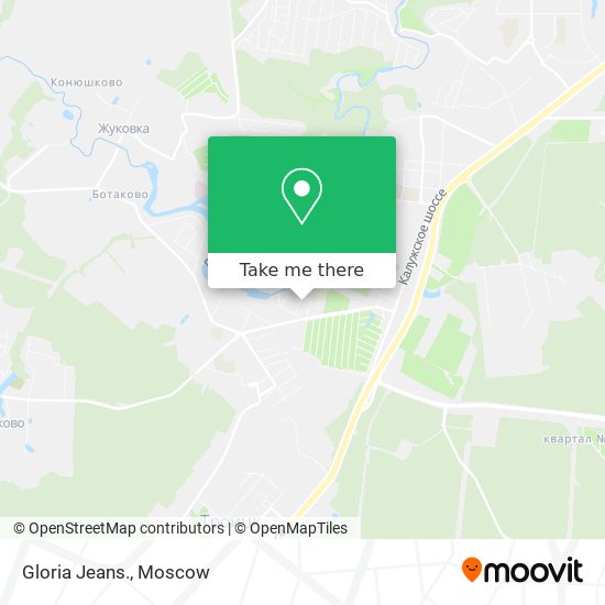 Gloria Jeans. map