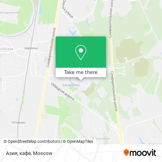 Азия, кафе map