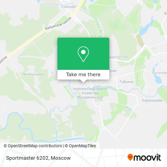 Sportmaster 6202 map