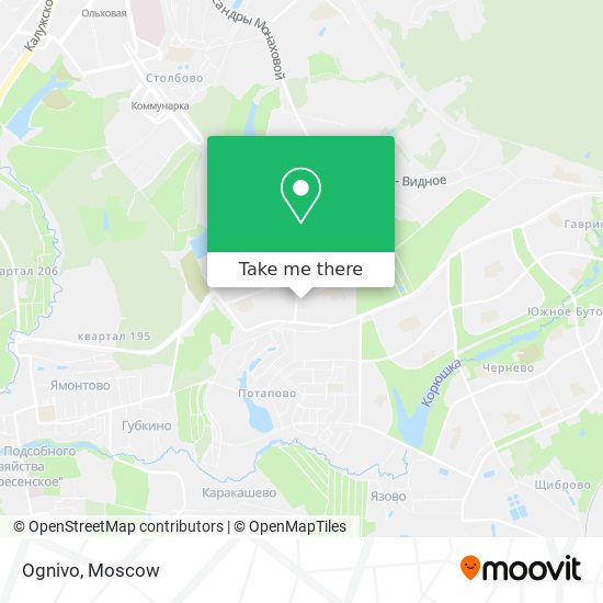 Ognivo map