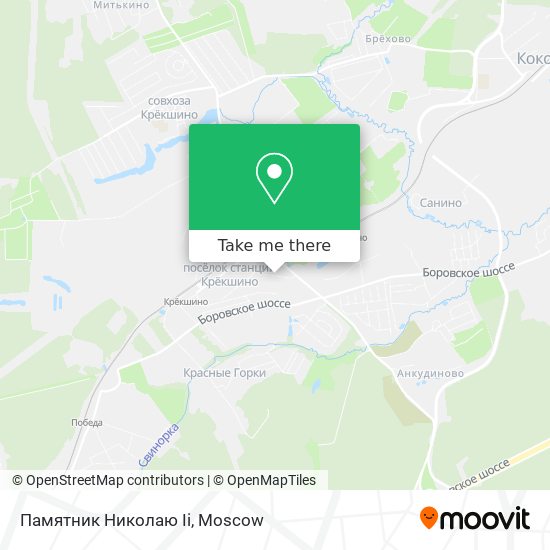Памятник Николаю Ii map