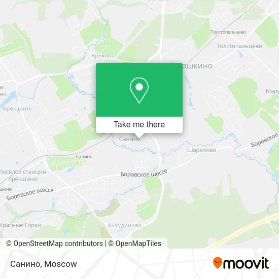 Санино map