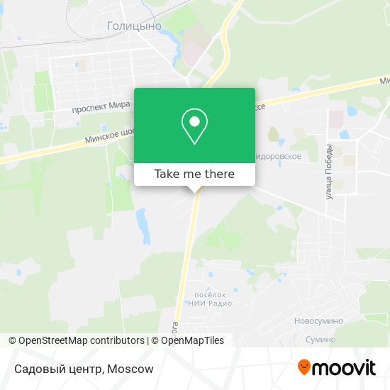 Садовый центр map