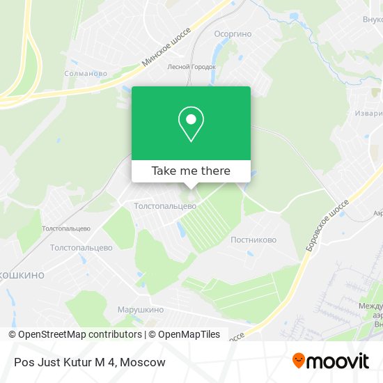 Pos Just Kutur M 4 map