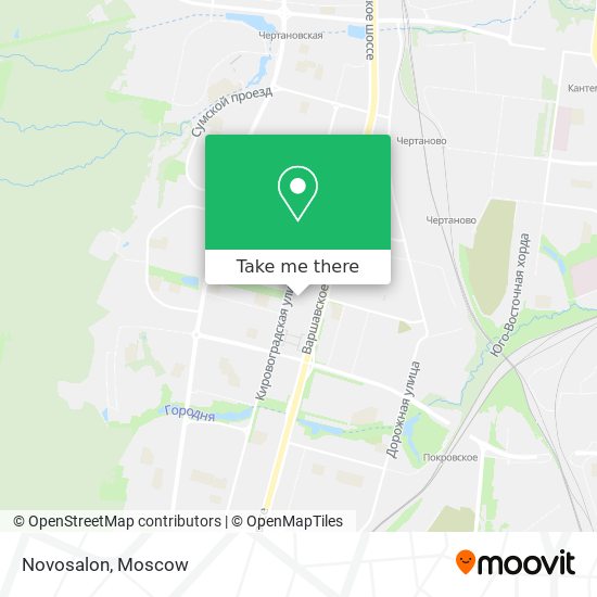 Novosalon map