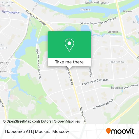 Парковка АТЦ Москва map