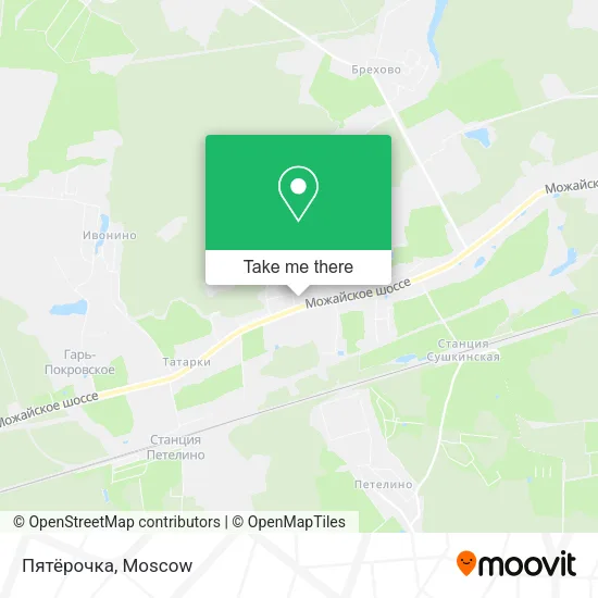 Пятёрочка map
