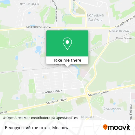 Белорусский трикотаж map
