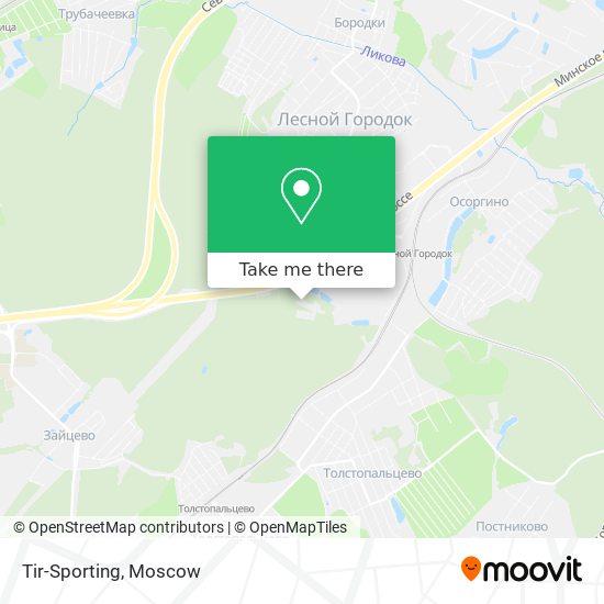 Tir-Sporting map