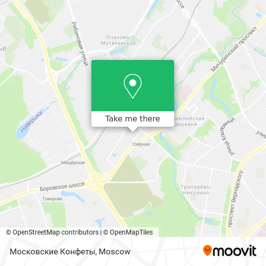 Московские Конфеты map