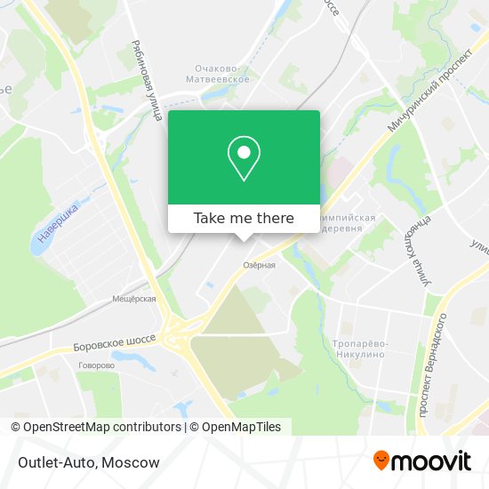 Outlet-Auto map