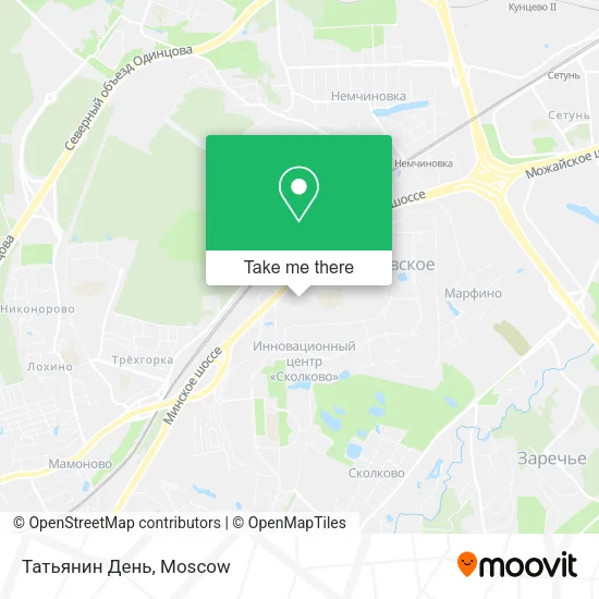 Татьянин День map