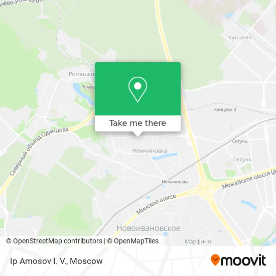 Ip Amosov I. V. map