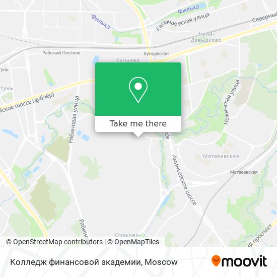 Колледж финансовой академии map