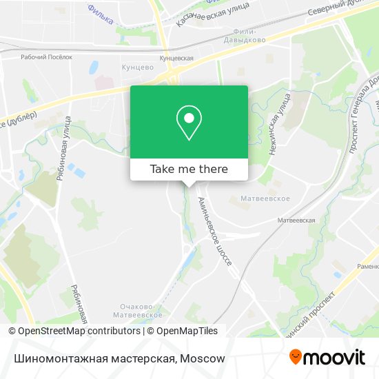 Шиномонтажная мастерская map