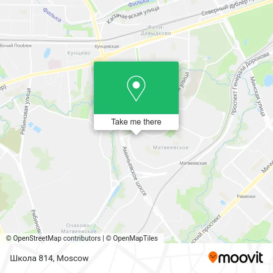 Школа 814 map