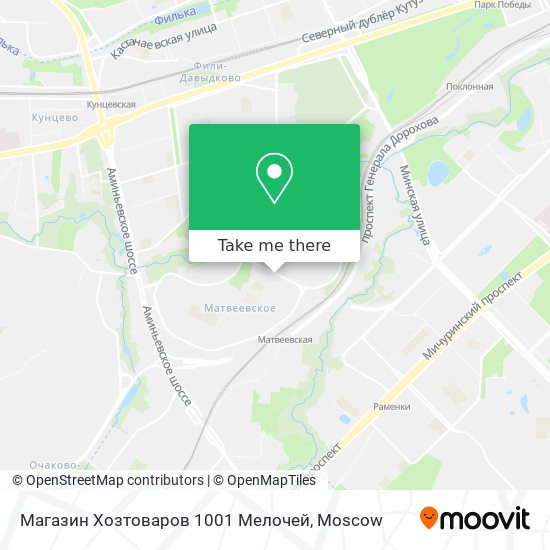 Магазин Хозтоваров 1001 Мелочей map