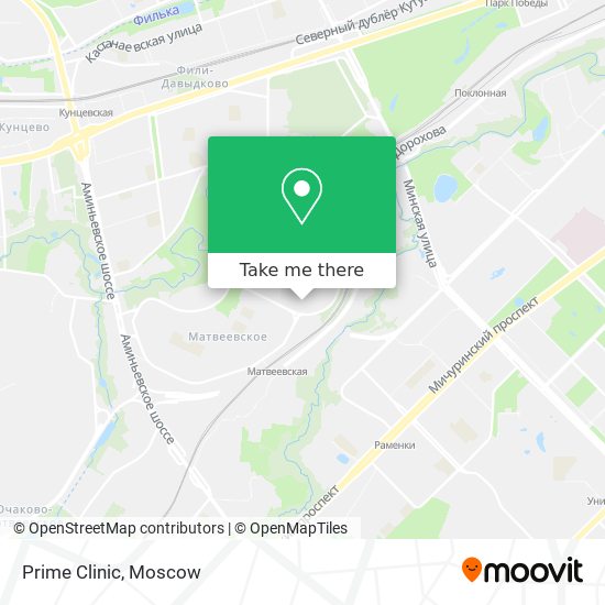Prime Clinic map