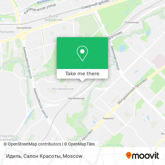 Идиль, Салон Красоты map