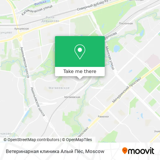 Ветеринарная клиника Алый Пёс map