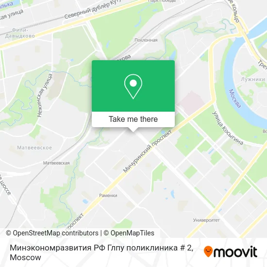 Минэкономразвития РФ Глпу поликлиника # 2 map